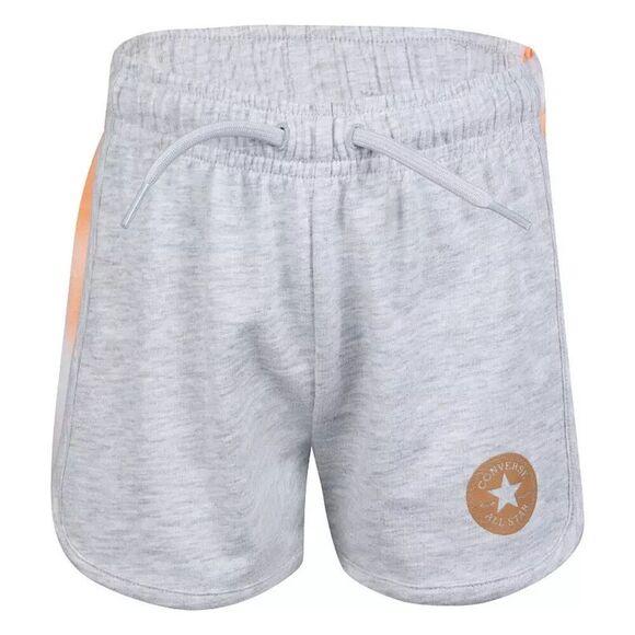 Converse Chuck Taylor All Star Shorts Kids Small Gray Drawstring Waist VSQ116 - Picture 1 of 8